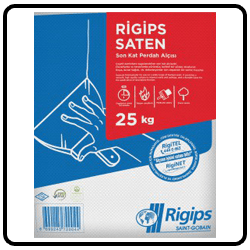Rigips saten alçısı 25 kg